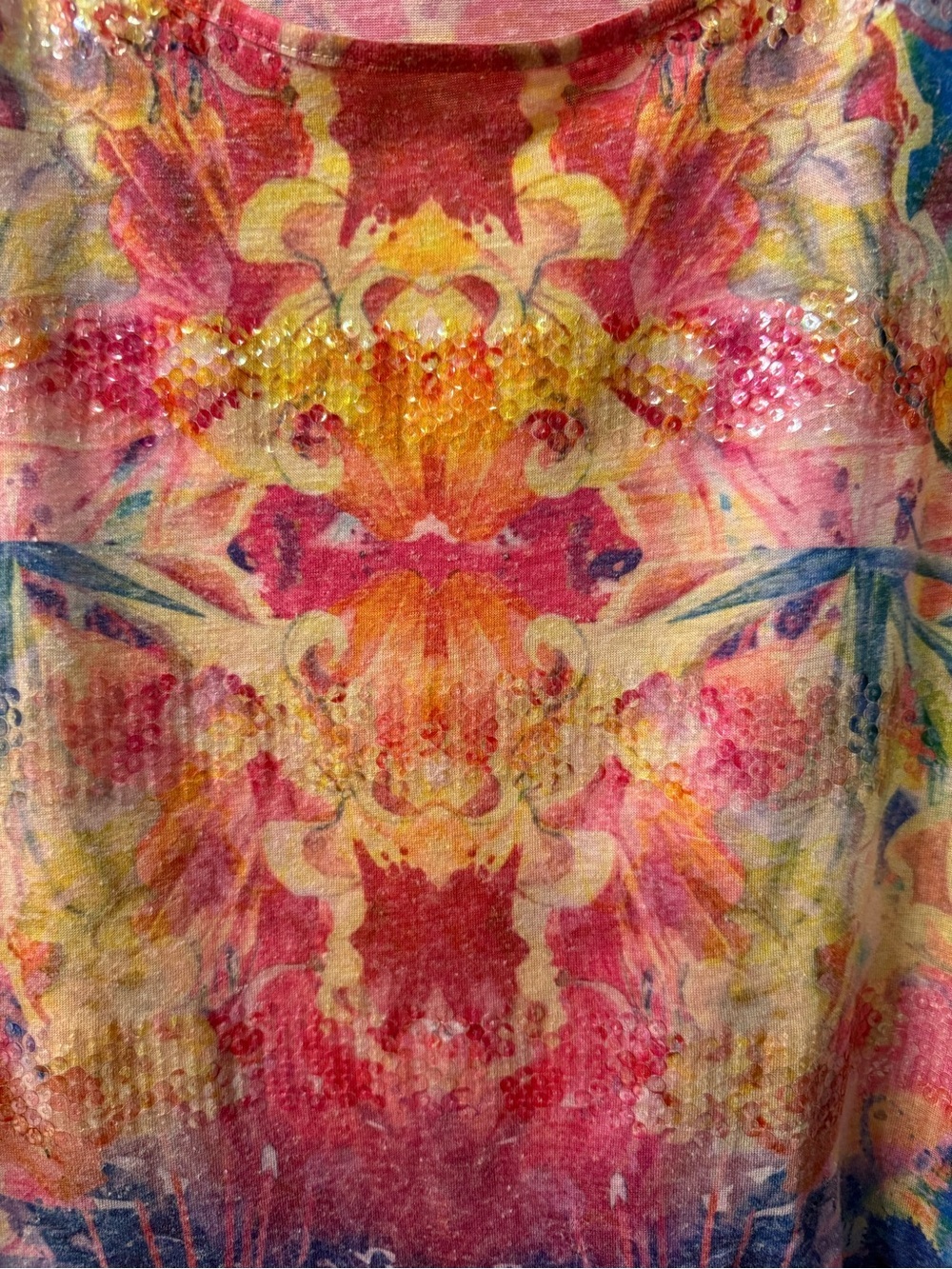 Women’s Lane Bryant sleeveless Multi-Color Scoop Neck Tank top EUC Size 22/24 - Picture 4 of 9